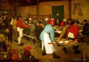 Pieter Brueghel the Elder Werk - Bauernhochzeit