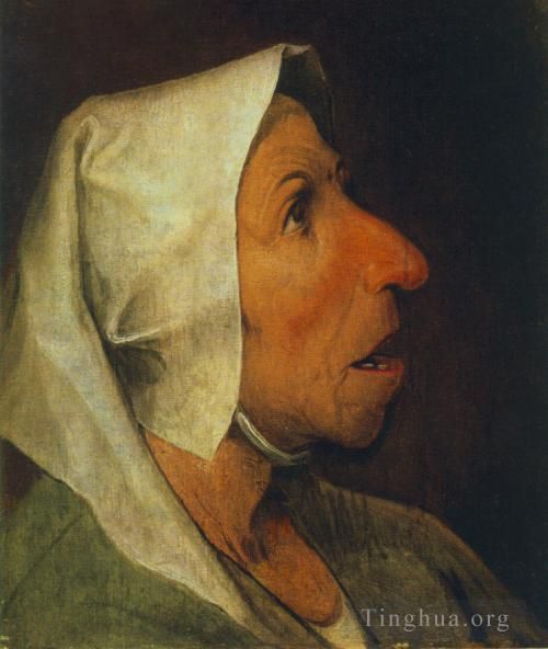 Pieter Brueghel the Elder Ölgemälde - Porträt einer alten Frau