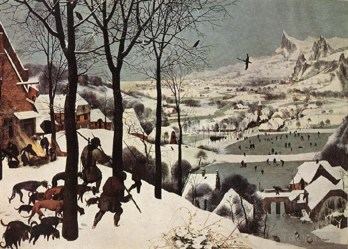 Pieter Brueghel the Elder Ölgemälde - Die Jäger im Schnee