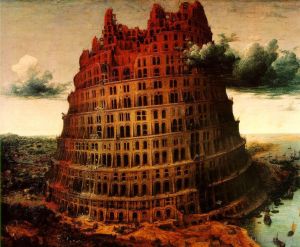 Pieter Brueghel the Elder Werk - Der kleine Turm zu Babel