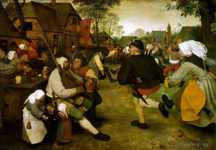 Pieter Brueghel the Elder Ölgemälde - Der Bauerntanz