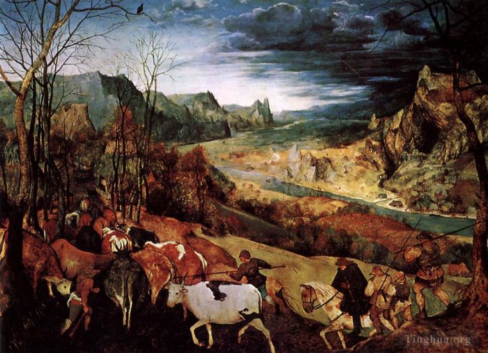 Pieter Brueghel the Elder Ölgemälde - Die Rückkehr der Herde