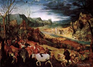 Pieter Brueghel the Elder Werk - Die Rückkehr der Herde