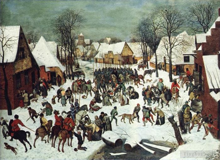 Pieter Brueghel the Elder Ölgemälde - Das Abschlachten der Unschuldigen