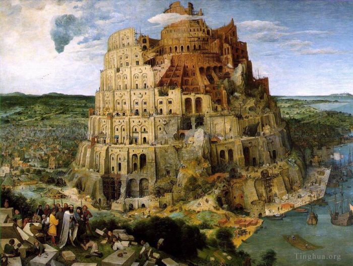 Pieter Brueghel the Elder Ölgemälde - Der Turmbau zu Babel 1563