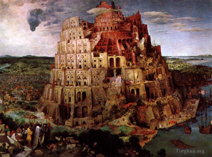 Pieter Brueghel the Elder Ölgemälde - Der Turmbau zu Babel