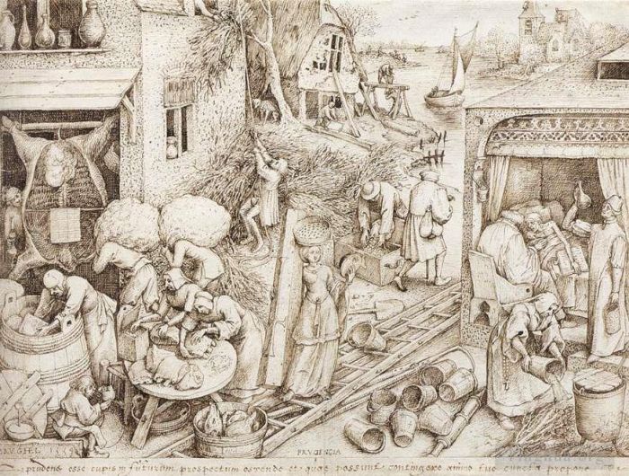 Pieter Brueghel the Elder Andere Malerei - Klugheit