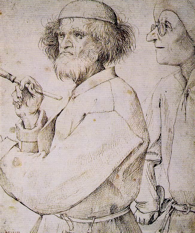 Pieter Brueghel the Elder Andere Malerei - Der Maler und der Käufer