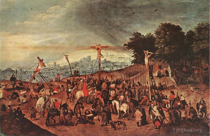 Pieter Bruegel the Younger Ölgemälde - Kreuzigung