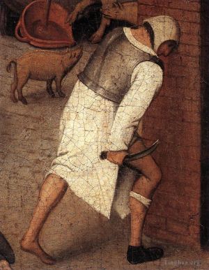 Pieter Bruegel the Younger Werk - Sprichwörter 4