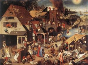 Pieter Bruegel the Younger Werk - Sprichwörter