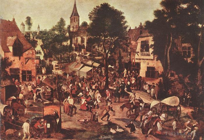 Pieter Bruegel the Younger Ölgemälde - Dorffest