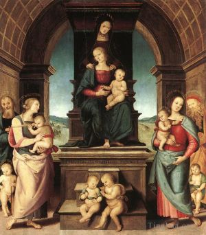 Pietro Perugino Werk - Die Familie der Madonna