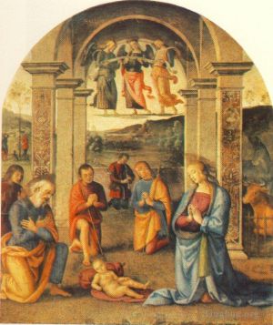 Pietro Perugino Werk - Das Presepio 1498
