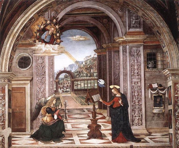 Bernardino di Betto Andere Malerei - Verkündigung