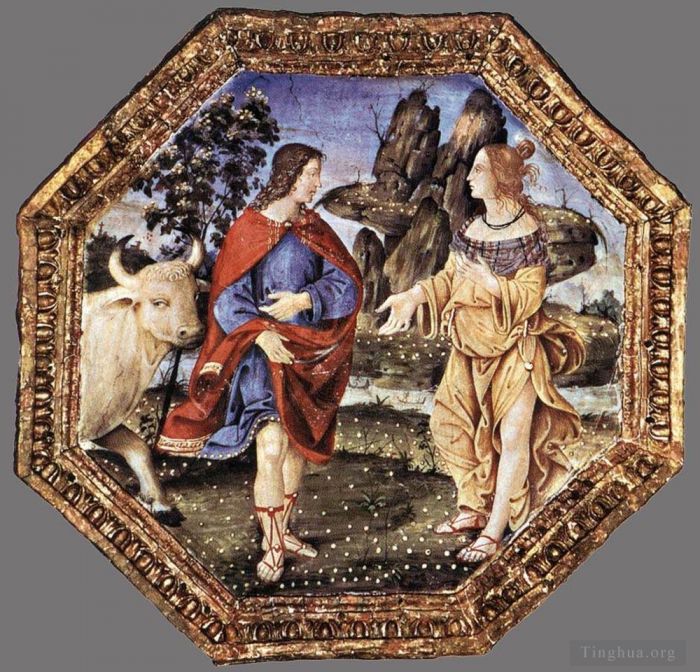 Bernardino di Betto Andere Malerei - Deckendekoration