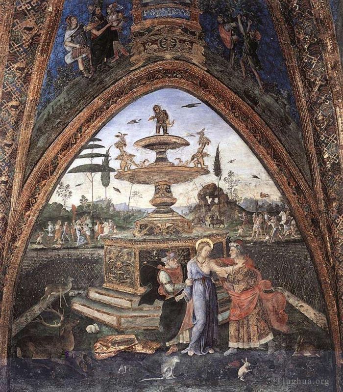 Bernardino di Betto Andere Malerei - Susanna und die Ältesten
