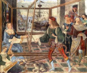 Bernardino di Betto Werk - Die Rückkehr des Odysseus