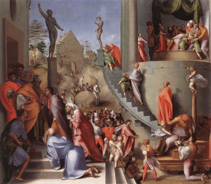 Jacopo da Pontormo Ölgemälde - Joseph in Ägypten