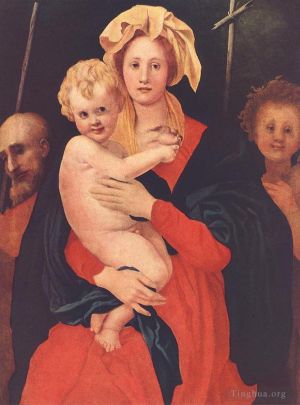 Jacopo da Pontormo Werk - Madonna und Kind mit St. Joseph und St. Johannes dem Täufer