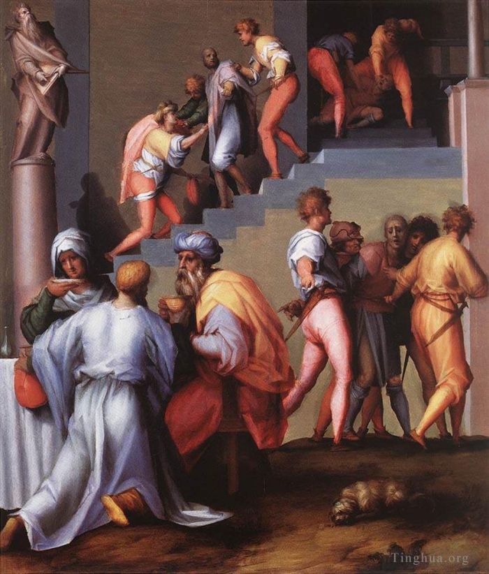 Jacopo da Pontormo Ölgemälde - Bestrafung des Bäckers