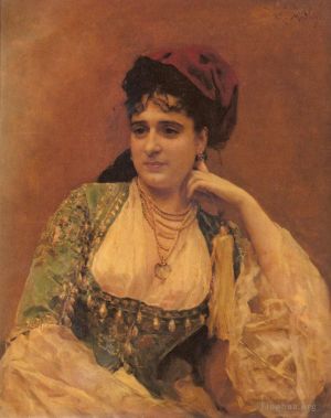 Raimundo de Madrazo y Garreta Werk - Porträt einer Dame