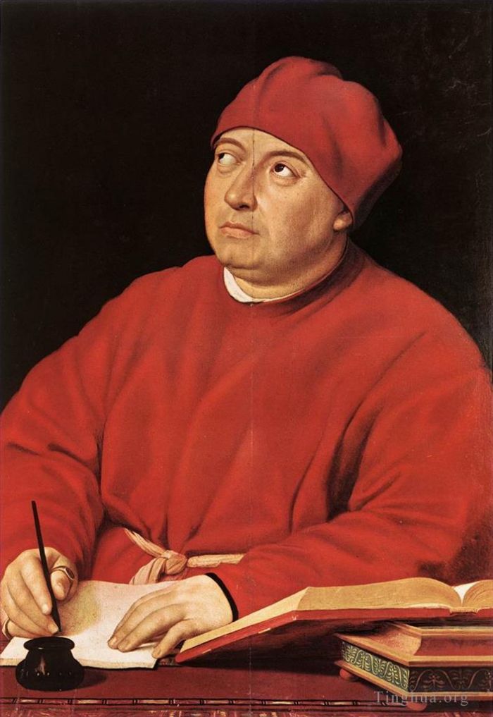 Raphael Ölgemälde - Kardinal Tommaso Inghirami