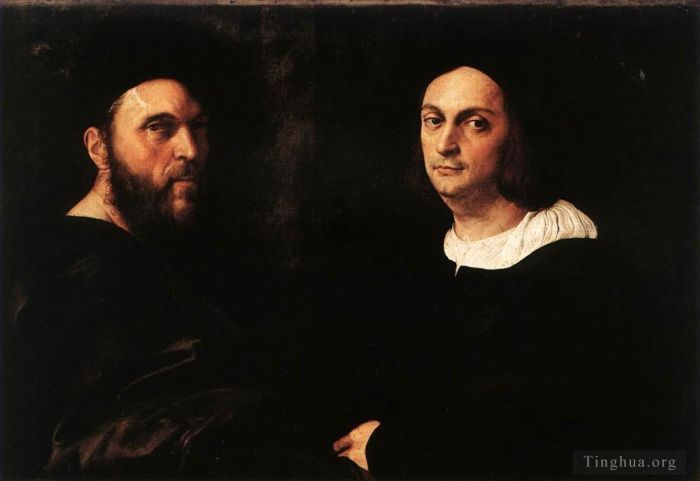 Raphael Ölgemälde - Doppelporträt