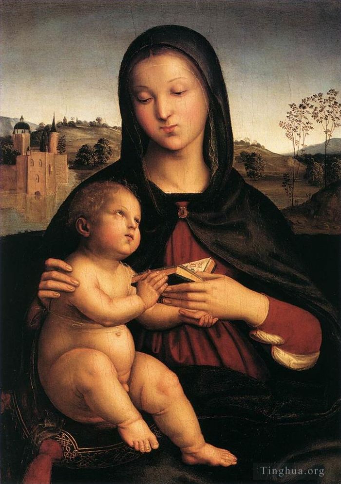Raphael Ölgemälde - Madonna mit Kind 1503