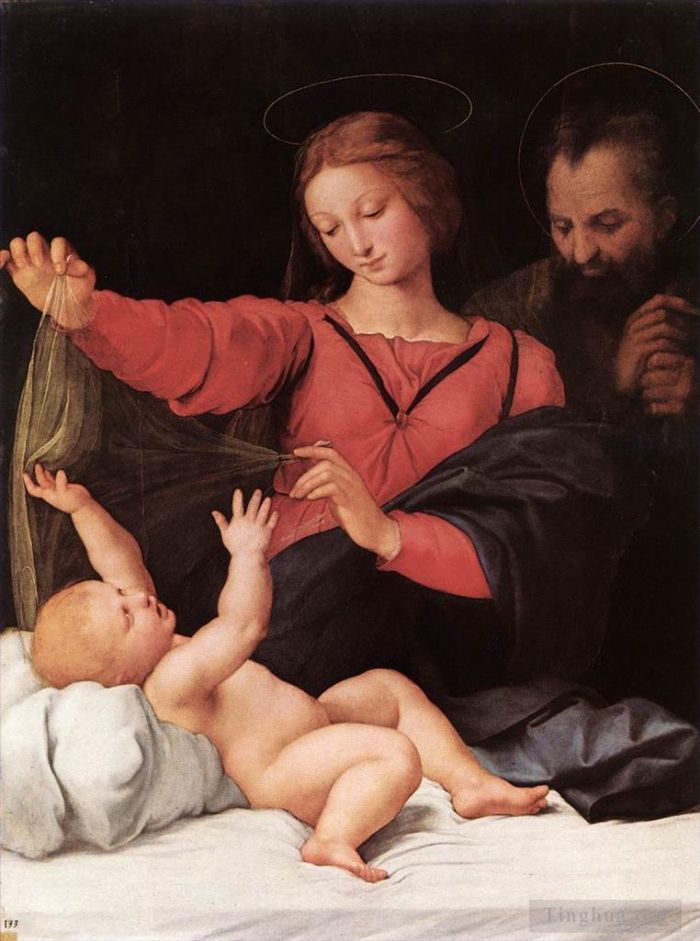 Raphael Ölgemälde - Madonna von Loreto Madonna del Velo