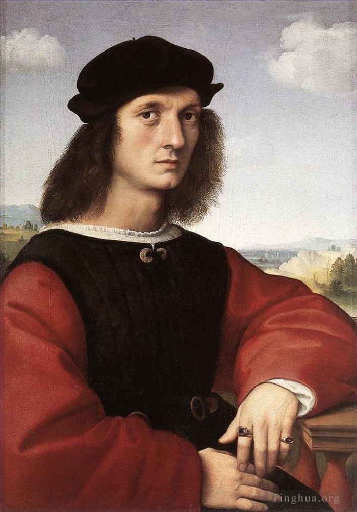 Raphael Ölgemälde - Porträt von Agnolo Doni
