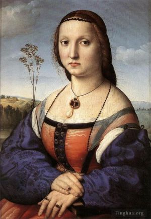 Raphael Werk - Porträt von Maddalena Doni