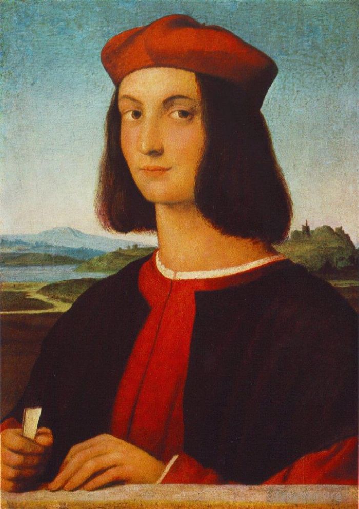 Raphael Ölgemälde - Porträt von Pietro Bembo
