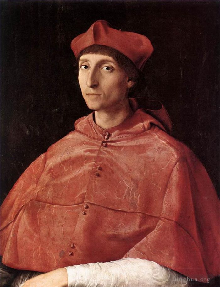 Raphael Ölgemälde - Porträt eines Kardinals