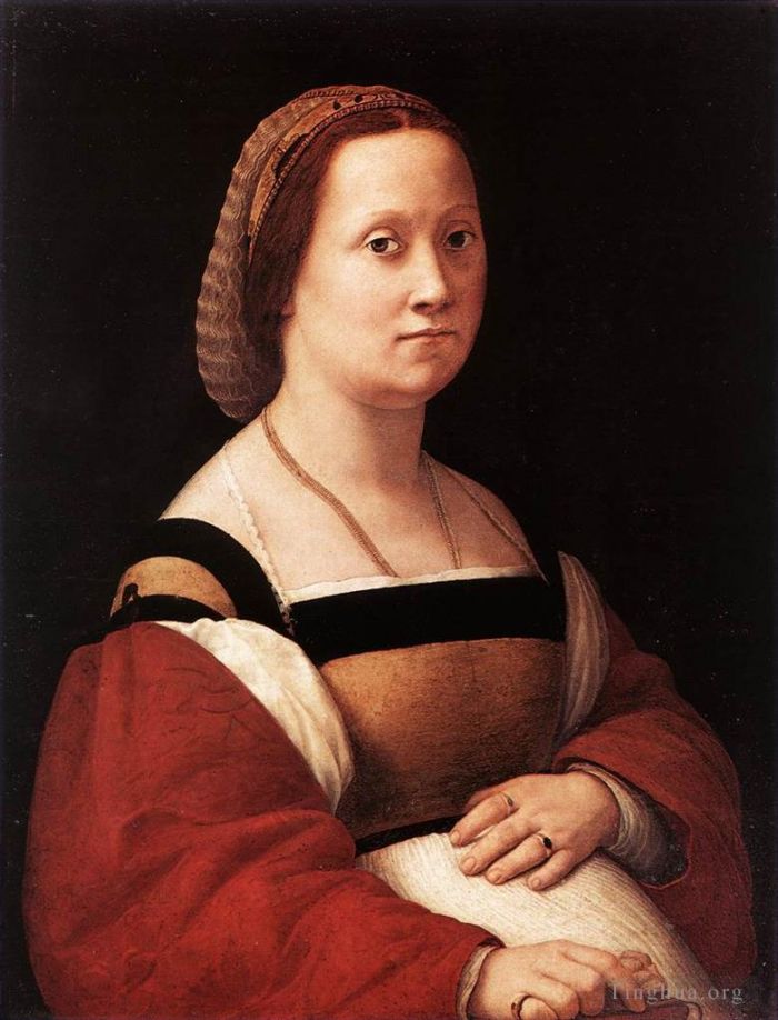 Raphael Ölgemälde - Porträt einer Frau La Donna Gravida