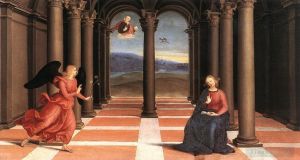 Raphael Werk - Die Predella des Oddi-Altars der Verkündigung