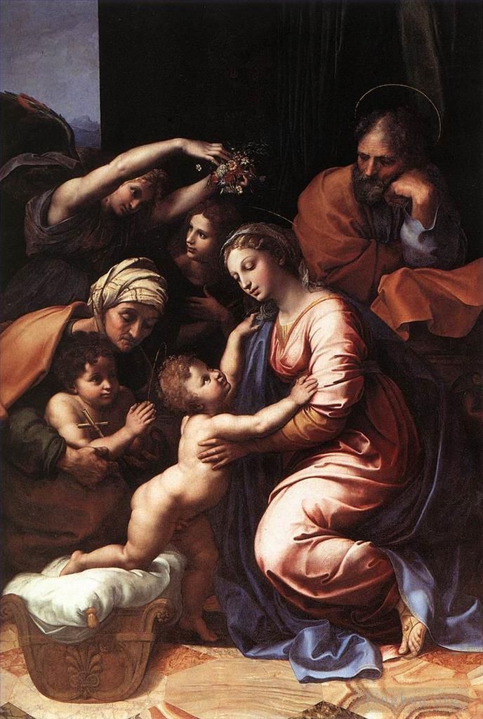Raphael Ölgemälde - Die Heilige Familie