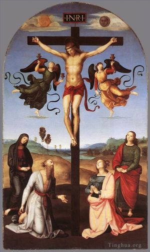 Raphael Werk - Kreuzigung Citta di Castello Altarbild