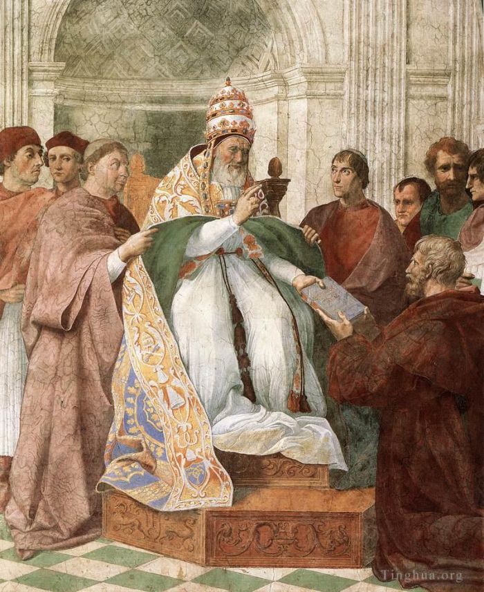 Raphael Andere Malerei - Gregor IX. genehmigt die Dekretale