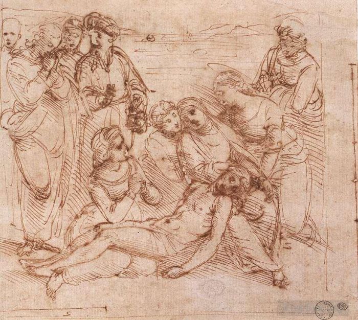 Raphael Andere Malerei - Klage über den toten Christus