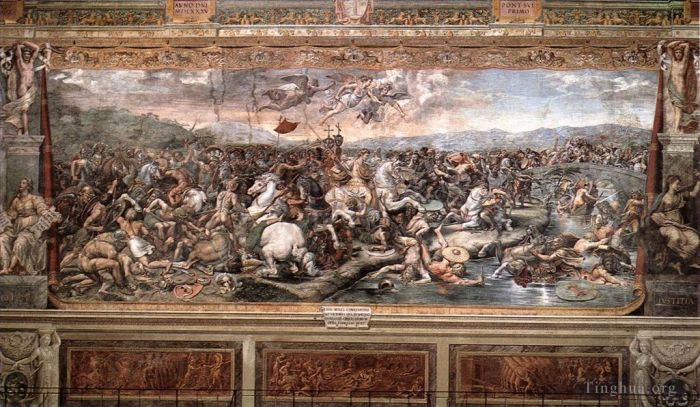 Raphael Andere Malerei - Die Schlacht bei Pons Milvius