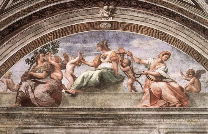Raphael Andere Malerei - Die Kardinaltugenden