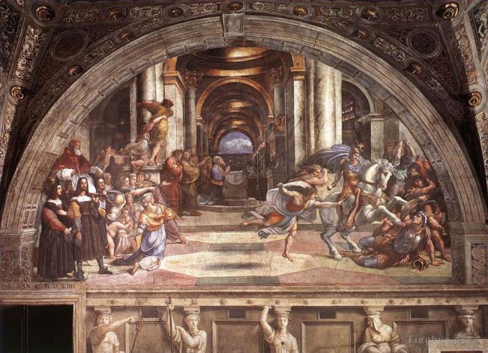 Raphael Andere Malerei - Die Vertreibung des Heliodorus aus dem Tempel