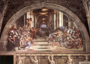 Raphael Werk - Die Vertreibung des Heliodorus aus dem Tempel