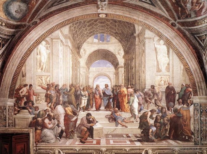 Raphael Andere Malerei - Die Schule von Athen