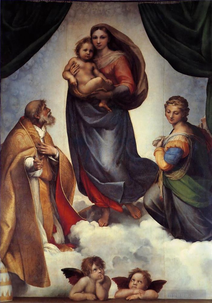 Raphael Andere Malerei - Die Sixtinische Madonna
