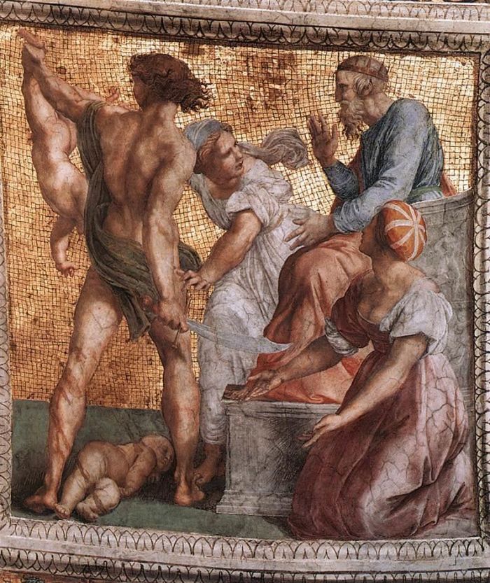 Raphael Andere Malerei - Die Stanza della Segnatura Das Urteil Salomos