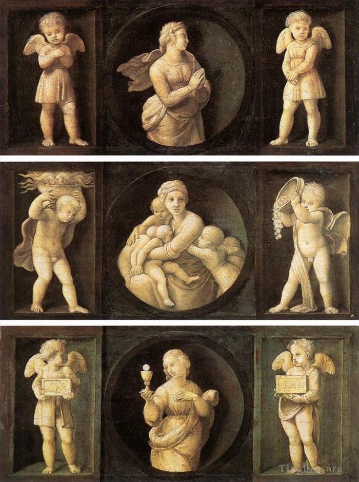 Raphael Andere Malerei - Theologische Tugenden