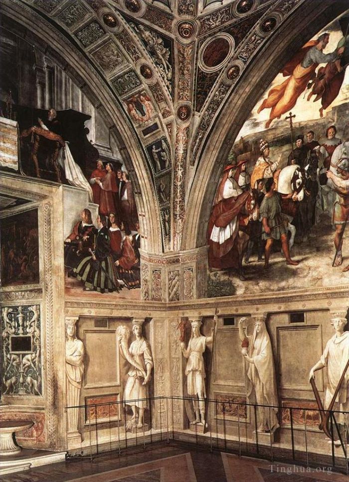 Raphael Andere Malerei - Blick auf die Stanza di Eliodoro