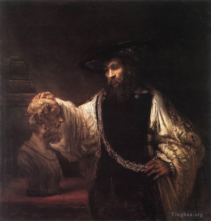 Rembrandt Ölgemälde - Aristoteles mit einer Büste von Homer